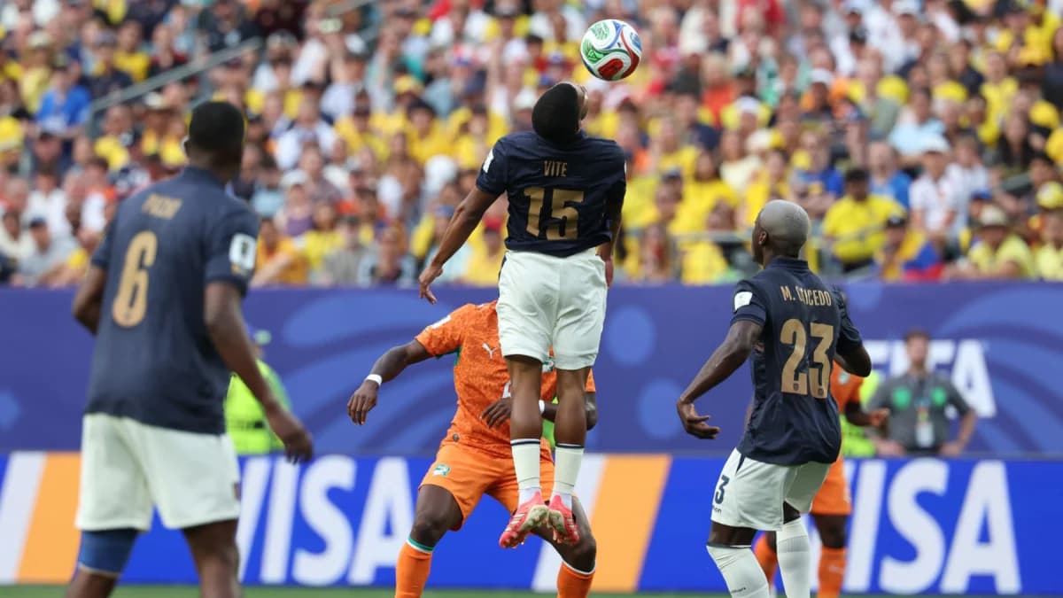 Ecuador cae por la mínima con gol sobre la hora ante Costa de Marfil